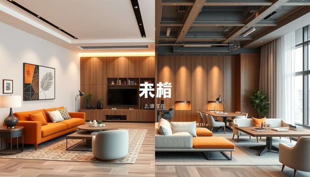 居家裝潢和商業裝潢的範圍