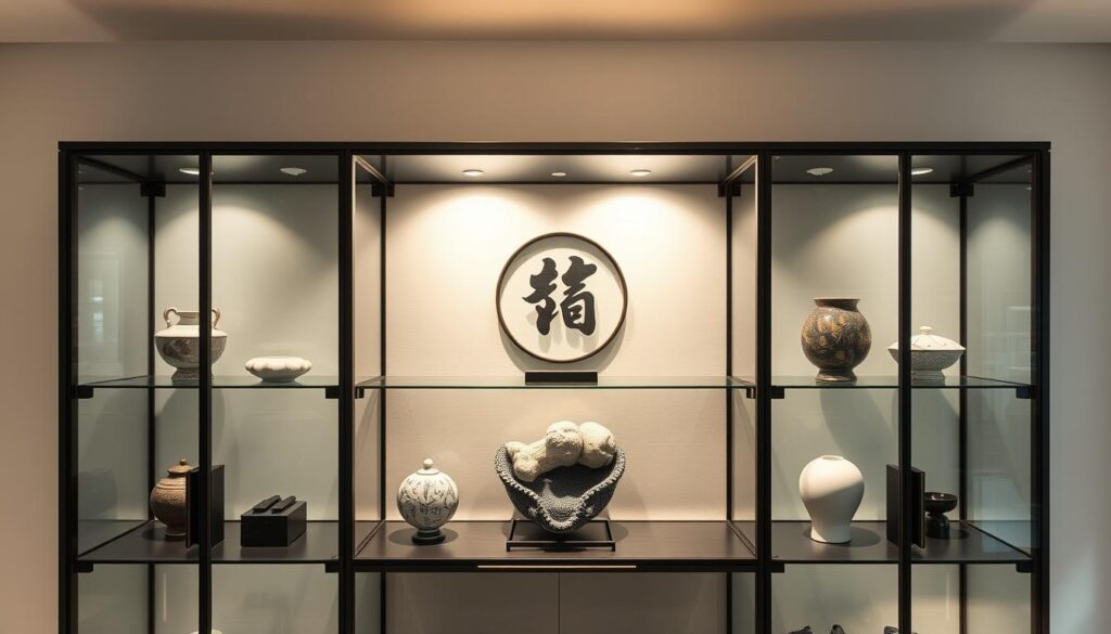 風格設計的玻璃櫃