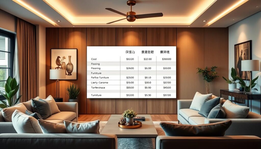 客廳裝潢費用分析