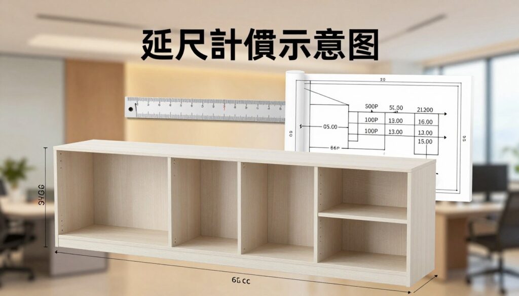 延尺計價示意圖 延尺計價示意圖